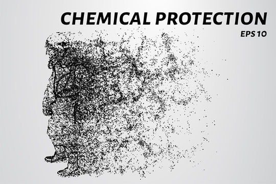 Chemical protection from particles. Chemical protection by wind tears off the particles