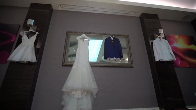 wedding dress man women smokin  white and before wedding