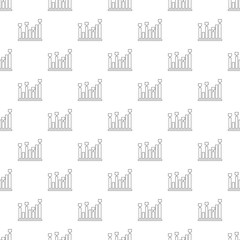 New chart pattern vector seamless repeating for any web design