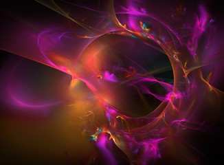 Abstract fractal background