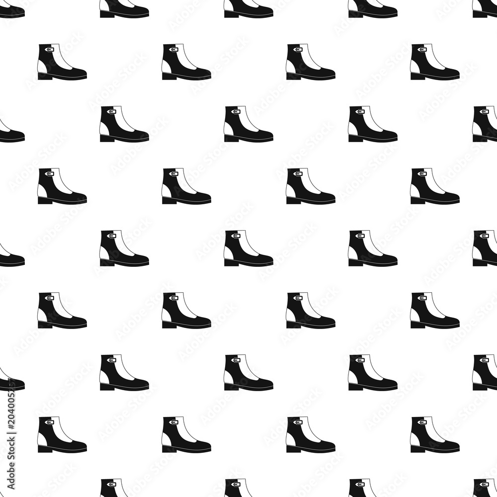 Poster woman boots pattern vector seamless repeating for any web design