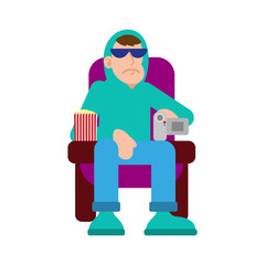 Man make illegal video in cinema 