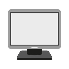 Computer screen technology vector illustration graphic design