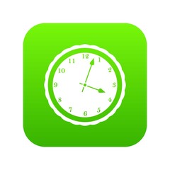 Watch icon digital green
