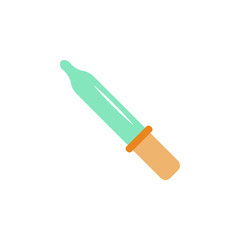 colored pipette icon. Element of science and laboratory for mobile concept and web apps. Detailed pipette icon can be used for web and mobile. Premium icon