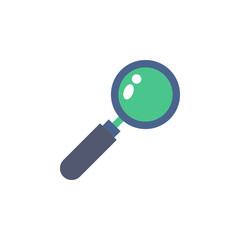 colored magnifier icon. Element of science and laboratory for mobile concept and web apps. Detailed magnifier icon can be used for web and mobile. Premium icon