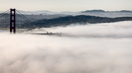 Fog Golden Gate Bridge