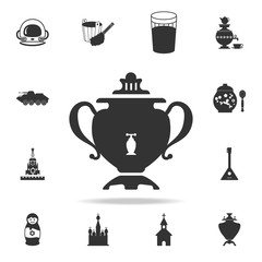 samovar icon. Detailed set of Russian culture icons. Premium graphic design. One of the collection icons for websites, web design, mobile app