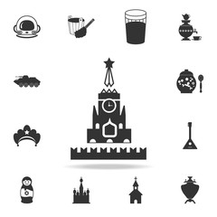 Kremlin icon. Detailed set of Russian culture icons. Premium graphic design. One of the collection icons for websites, web design, mobile app
