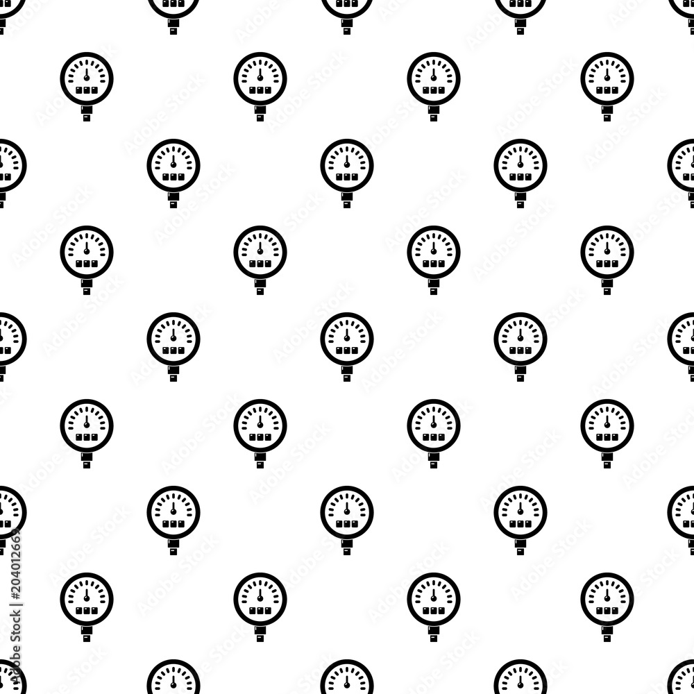 Poster pressure meter pattern vector seamless