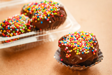 Fancy chocolate ball.