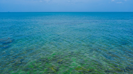 aerial view landscape of water  Sea