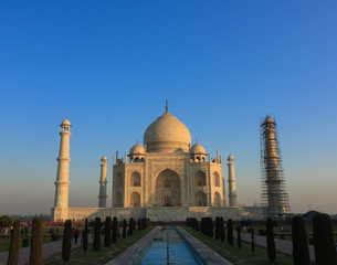 Taj Mahal, Agra, in different shades