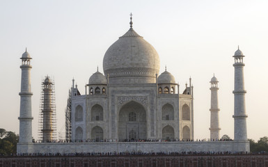 Fototapeta na wymiar Taj Mahal, Agra, in different shades