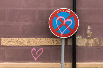 Forbidden love plate