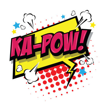 Ka-Pow! Comic Speech Bubble