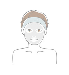 男性　フェイスマスク