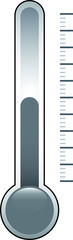 Monochrome Thermometer illustration 5