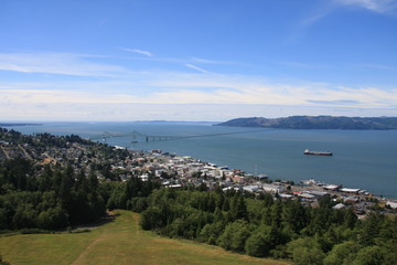 View of Columbia River from Astoria column