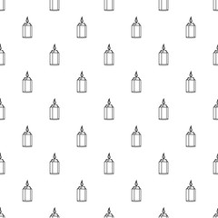 Beautiful candle pattern vector seamless