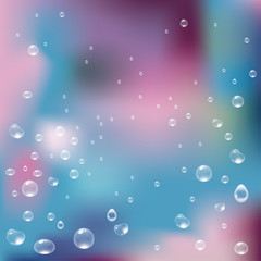 abstract colour background and water drops
