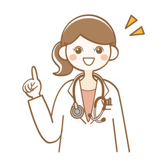 若い女性医師