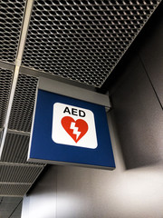 Aed sign