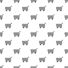 Trolley pattern vector seamless