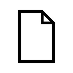 paper blank, file icon vector