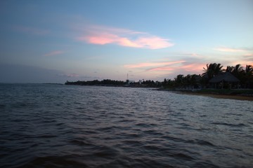 atardecer en Mahahual 