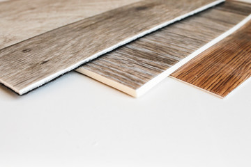 Types of linoleum of different thicknesses