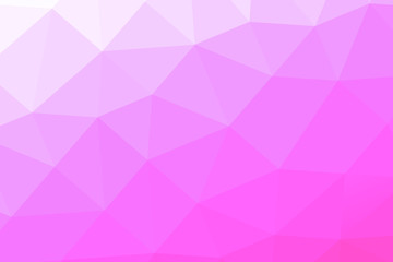 Violet abstract polygonal pattern. Low poly background