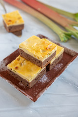 Rhabarber Käsekuchen