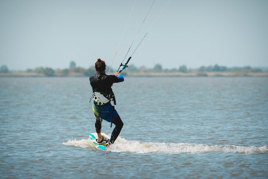 Kiteboarding action photos