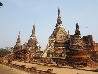 Fototapeta premium Historic Building ayutaya thai