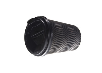 disposable glass isolated on white background