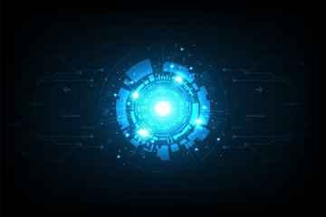 Vector background in advanced technology form.