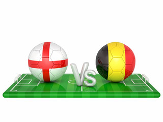 Obraz premium Soccer cup 2018 3d render illustration
