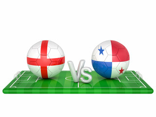 Naklejka premium Soccer cup 2018 3d render illustration