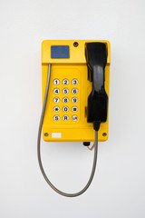 Yellow emergency phone