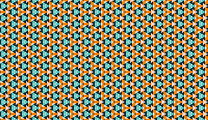 Design for printing on fabric, textile, paper, wrapper, scrapbooking. Authentic geometric background  in repeat.