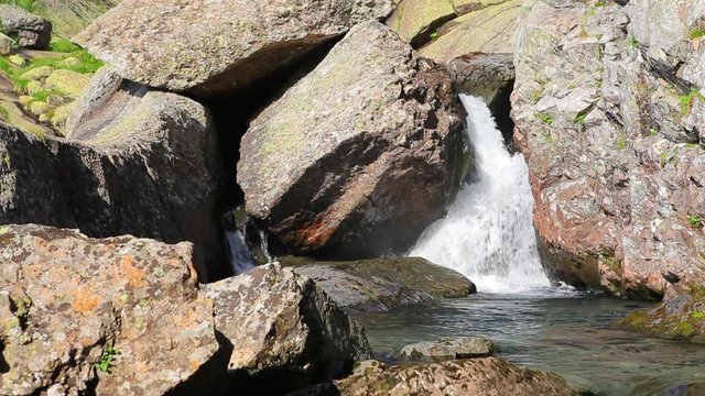 Pure natural drinking water from mountain tops