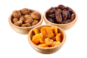 A mix of dried fruit