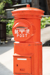 Fototapeta na wymiar 日本の古い郵便ポストのイメージ