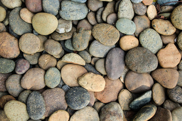 pebbles stone texture background. 