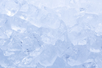 Fototapeta na wymiar Ice cubes close-up background