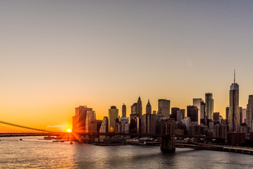 Sunset in NYC.
