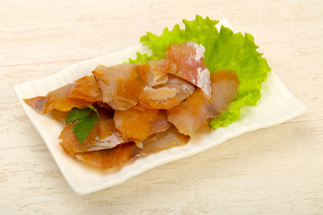Smoked catfish fillet