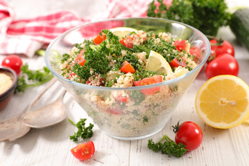 tabbouleh salad with vegetables