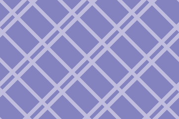 Geometric seamless pattern with intersecting lines, grids, cells. Criss-cross violet background in traditional tile style.